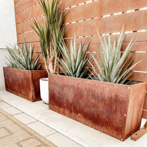 Corten Steel Planters