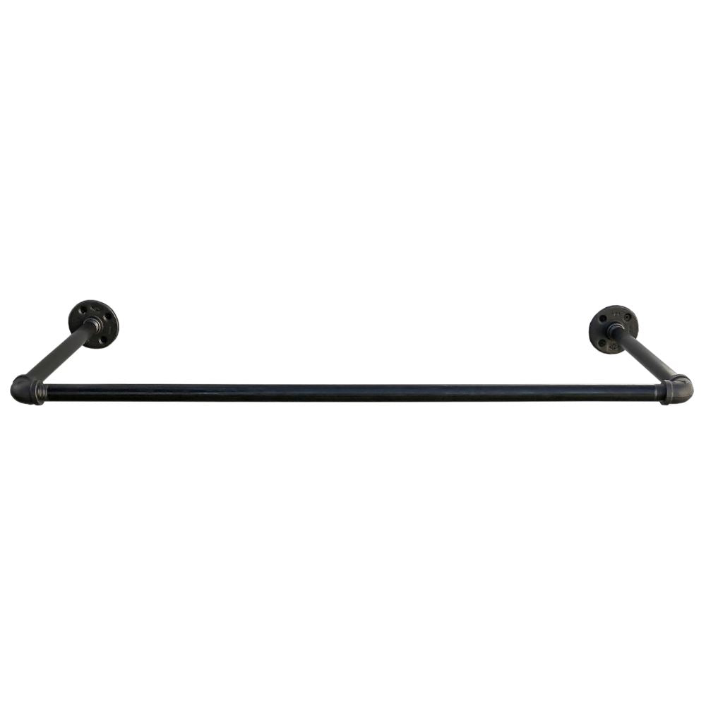 Industrial Pipe Wall/ Ceiling Mount Garment Rack (Size: 30"x12", 36"x12", 48"x12") Industrial Pipe (Iron) diycartel 30" x 12" 