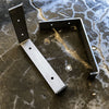 Industrial Steel Floating Shelf J Bracket with Lip - 2 Pack (Size: 11 ⅜", 8", 6") Industrial Steel (USA) diycartel 