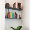 Industrial Forged Steel Linear Floating Shelf (Size: 12", 24", 36", 48") Industrial Steel (USA) diycartel 