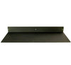Industrial Forged Steel Linear Floating Shelf (Size: 12", 24", 36", 48") Industrial Steel (USA) diycartel 24in x 8in 