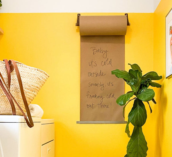Minimalist Studio Roller - Kraft Butcher Paper Display & Dispenser (Size: 18" roll) Studio Roller diycartel 