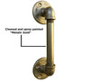 Industrial Pipe Door Handle (Size: 6", 9", 12") Industrial Pipe (Iron) diycartel 
