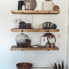 Industrial Steel Floating Shelf J Bracket with Lip - 2 Pack (Size: 11 ⅜", 8", 6") Industrial Steel (USA) diycartel 