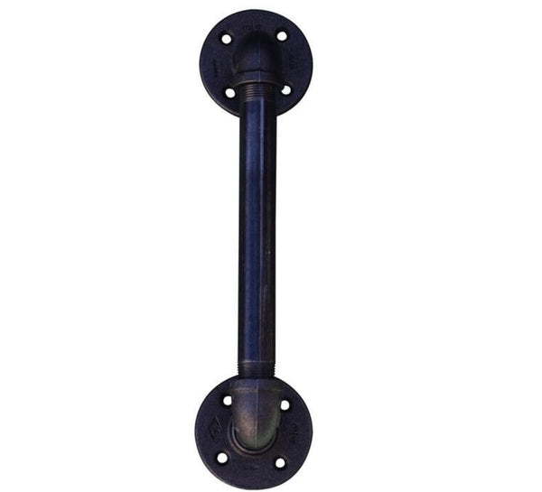 Industrial Pipe Door Handle (Size: 6", 9", 12") Industrial Pipe (Iron) diycartel 9-inch 