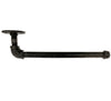 Industrial Face Out Wall Mount Garment Rack - 2 pack (Size: 12") Industrial Pipe (Iron) diycartel 