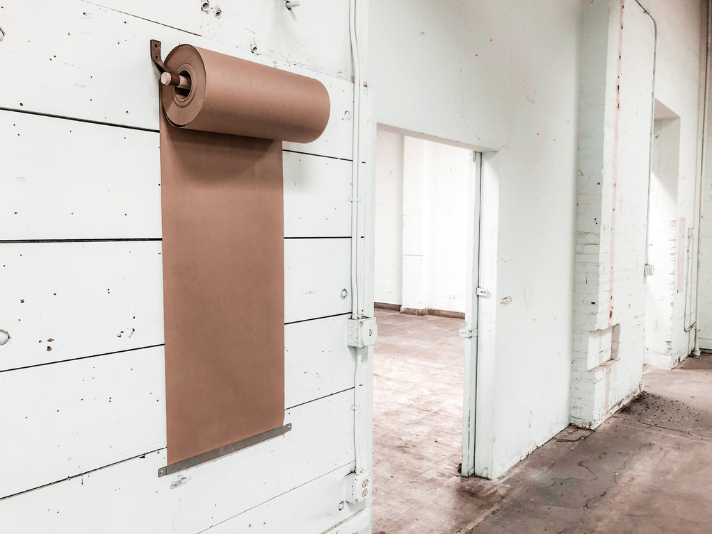 Minimalist Studio Roller - Kraft Butcher Paper Display & Dispenser (Size: 18" roll) Studio Roller diycartel 