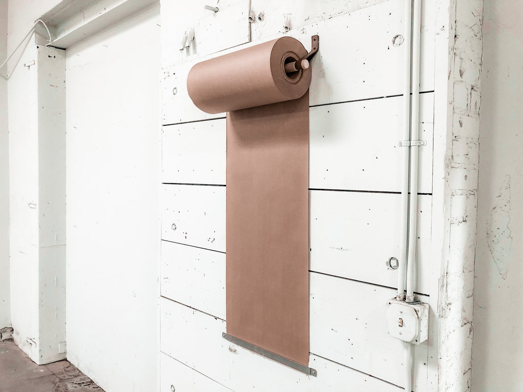 Minimalist Studio Roller - Kraft Butcher Paper Display & Dispenser (Size: 18" roll) Studio Roller diycartel 