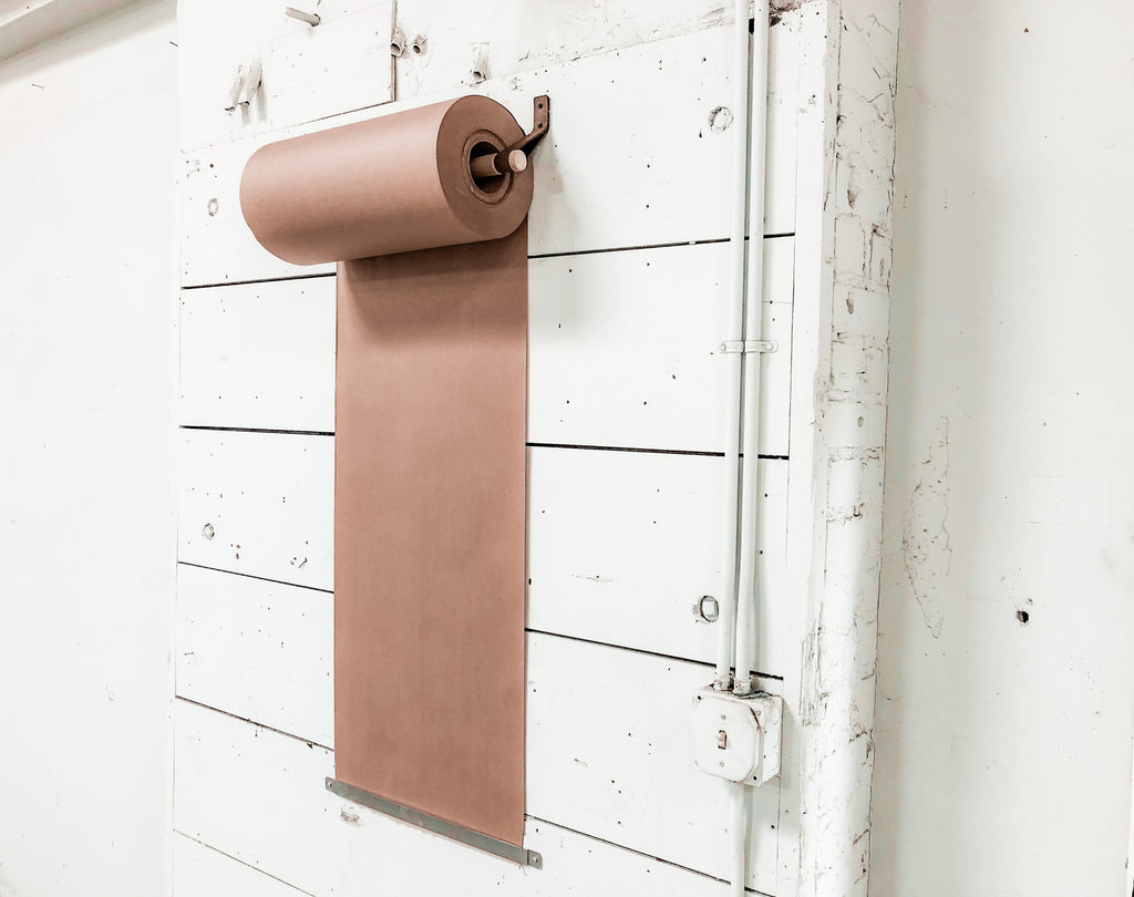 Minimalist Studio Roller - Kraft Butcher Paper Display & Dispenser (Size: 18" roll) Studio Roller diycartel 